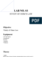LAB NO 02 (Ohm Law)