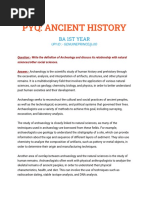 PYQ Ancient History 