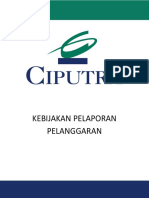 Ciputra - Kebijakan Pelaporan Pelanggaran