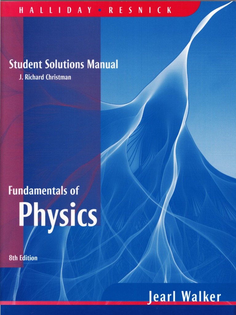 Hallyday Fundamentals of Physics 8E Student Solution Manual | Trigonometric  Functions | Rotation Around A Fixed Axis