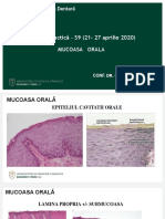 Lucrare Practică - S9 (21-27 Aprilie 2020) Mucoasa Orala: Histologie - Medicină Dentară