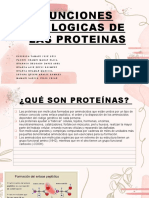 Funciones Biologicas de Las Proteinas