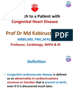 Approach To A Patient With Congenital Heart Disease