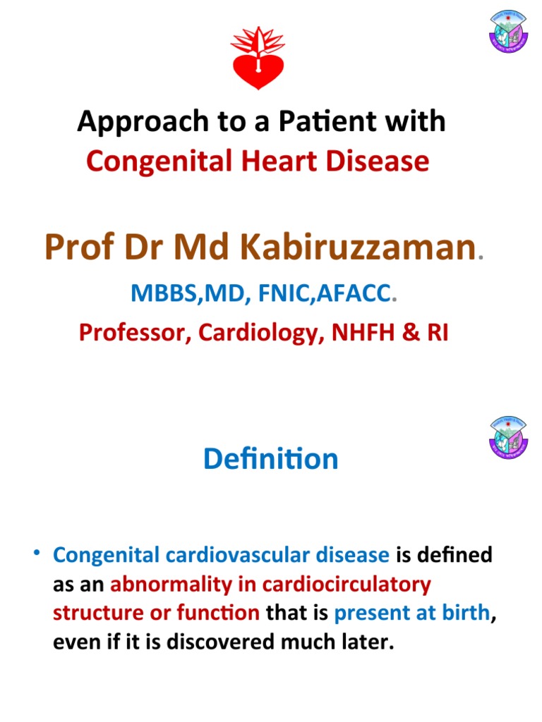 Approach To A Patient With Congenital Heart Disease | PDF