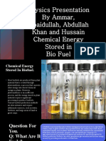 Presentation for Chemical Energy in biofeul