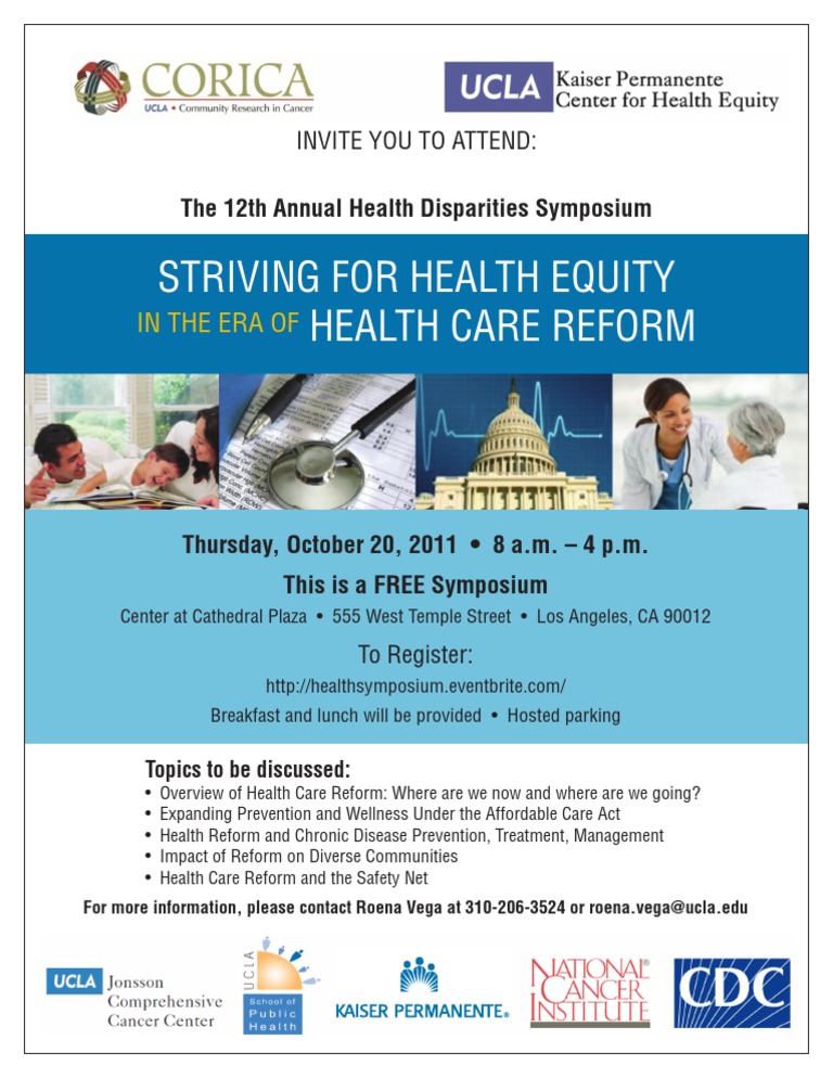 Striving For Health Equity Health Care Reform: in The Era of | PDF