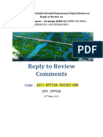 Reply On Design Based Report - Drainage 20230512