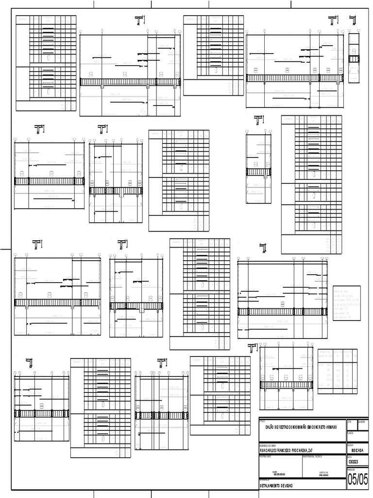 Projeto Estrutural - Salão de Festas - VIGAS 2 - R00 - A1 | PDF
