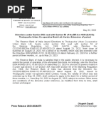 Directions Under Section 35A Read With Section 56 of The BR Act 1949 (AACS) - Thodupuzha Urban Co-Operative Bank LTD, Kerala - Extension of Period