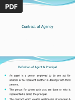 Contract of Agency