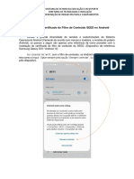 Instalacao Certificado Filtro Seed Android