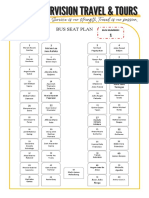 Grade 7 Bus 1 Seat Plan