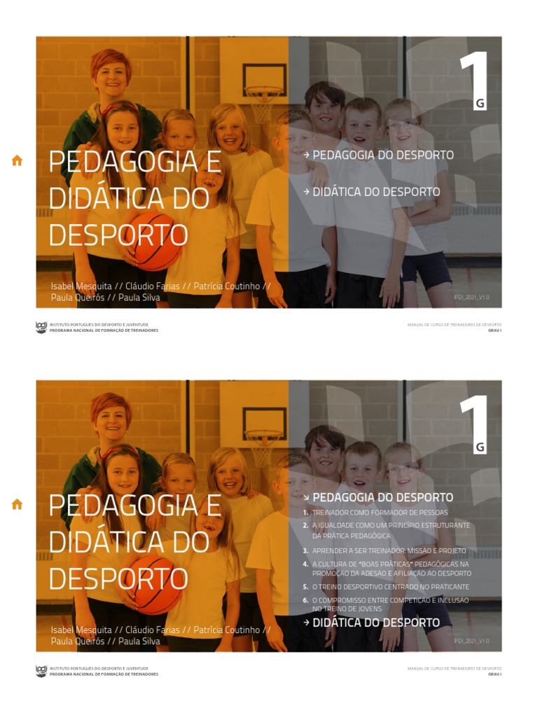 Pedagogia Didatica Desporto - Gi | PDF | Pedagogia | Aprendizado