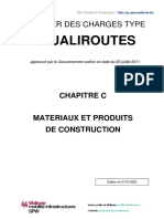 Réception Préalable Des Matériaux CCT QualiRoutes Chapitre C