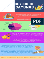 Infografía Alimentación Saludable Colorida Rojo