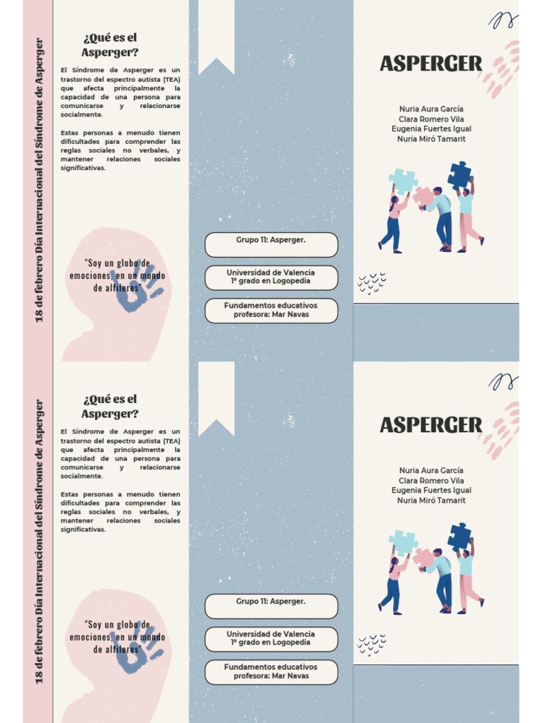 Que Es El Asperger | PDF | Síndrome de Asperger | Enfermedades y trastornos