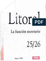 La Palabra Confiscada - LITORAL 25/26