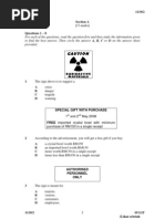 Kertas Sebenar 2015 Bahasa Inggeris 1119 2 Pdf Business Nature