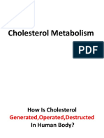 Lecture 6 Cholesterol Metabolism