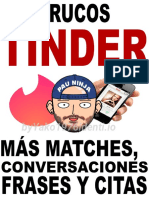 Trucos Tinder - M S Matches, Conversaciones, Frases y Citas (Spanish Edition)