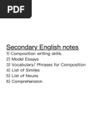 English Sec Paper 1