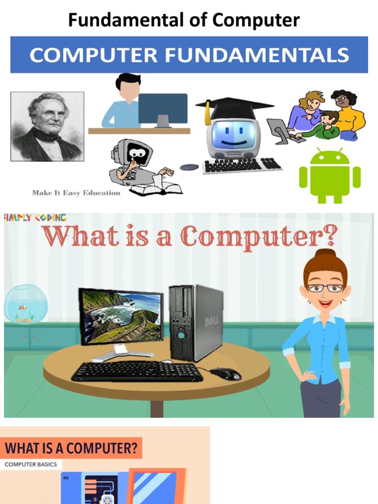 Fundamental of Computer | PDF | Printer (Computing) | Computer Keyboard