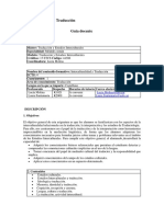 Interculturalidad y Traducción 2022 - 23