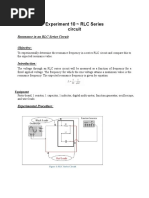 Experiment 8 RLC Circuit