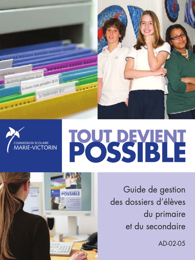 Gestion des dossiers scolaires élèves | PDF | Certificat de naissance ...