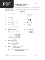 SPM Percubaan 2008 MRSM Mathematics Paper 2