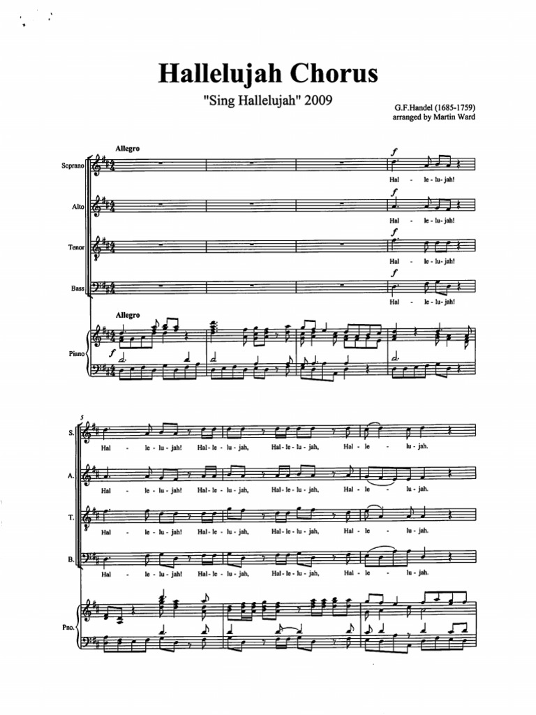 Hallelujah Chorus PDF