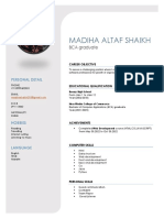 Madiha Resume Edited