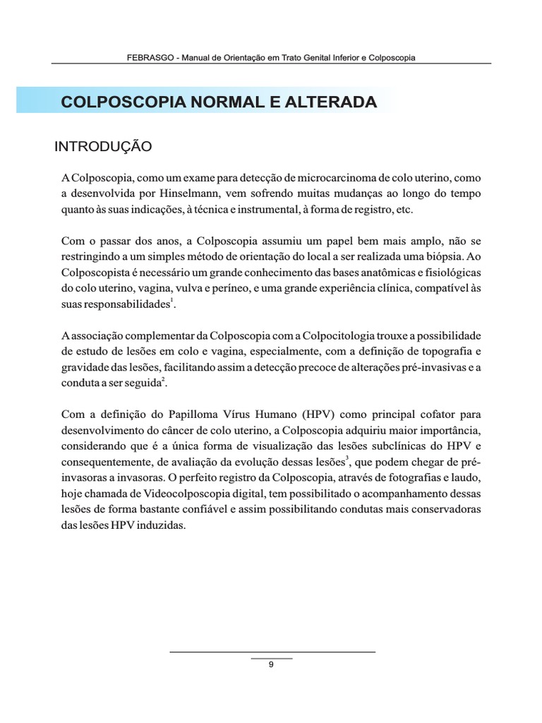 Manual de Colposcopia e Trato Genital | PDF | Vagina | Câncer
