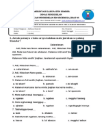 Soal Bahasa Daerah Kls 1