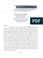 Error Analysis of Student Interns' Reflective Journals: Basis For A Grammar Remediation Class