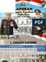 Laporan Gangguan Kamtibmas Tanggal 30 Mei 2023