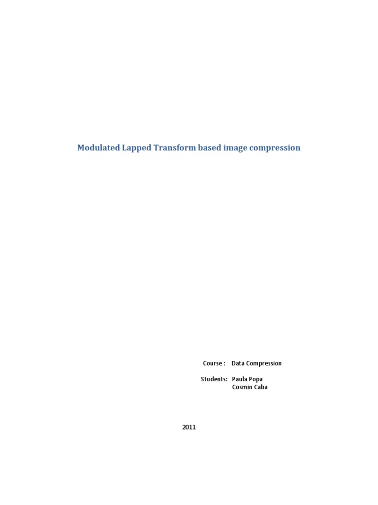 MLT Image Compression Techniques | PDF | Data Compression | Code