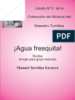 Nº 002 - AGUA FRESQUITA-RUMBA PARA GRUPO REDUCIDO-TURMAN (MANUEL TURRILLAS)