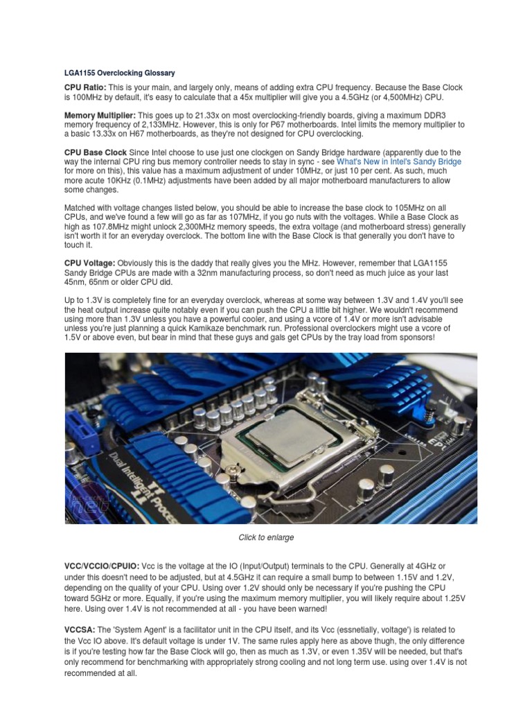 Overclocking Guide for Enthusiasts | PDF | Computer Engineering ...