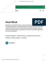Heart Block - Types, Diagnosis, Treatment, Follow-Up