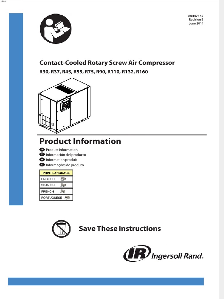 Dokumen - Tips - Ingersoll Rand R110i Operation Manual | PDF