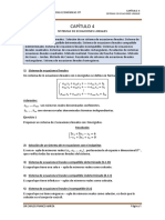 4° Capítulo - Sistemas de Ecuaciones Lineales