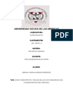 Ensayo Funciones Basicas de La Administración Del Personal