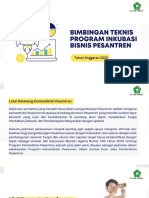 Bimbingan Teknis Program Inkubasi Bisnis