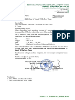 PW-988 Undangan Ketua Dan Sekretaris PW BKMNU Jatim Halal Bi Halal Rapat Koordinasi 2 Juni 2023