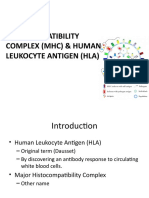 Major Histocompatibility Complex (MHC) & Human