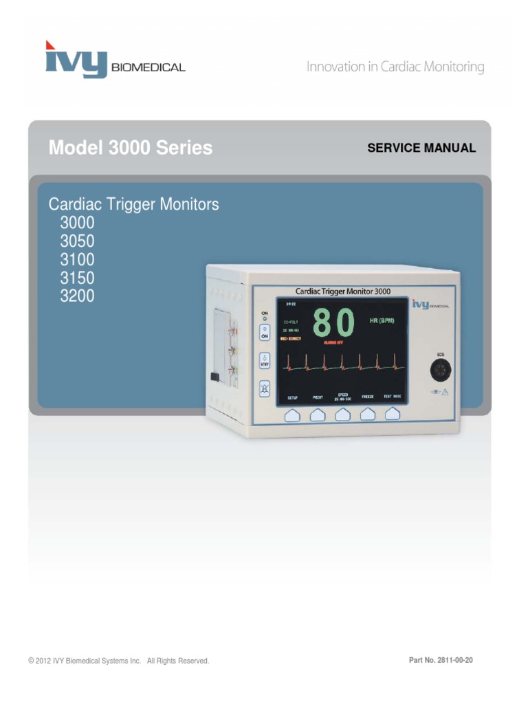 Ivy Biomedical 3000 Series Service Manual | PDF
