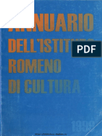 L Annuario Dell Lstituto Romeno Di Cultura e Ricerca Umanistica Di Venezia 1999