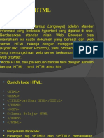 Dasar Dasar HTML