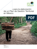 Protocolo para La Elaboración de Un Plan de Gestión Territorial en México